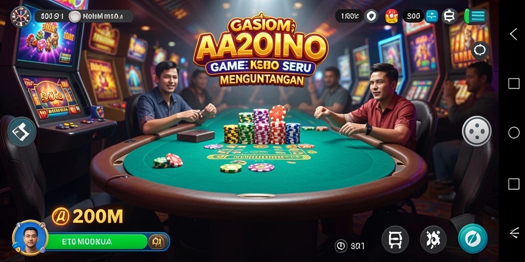 Tampilan gameplay seru dan menegangkan dalam A200M.