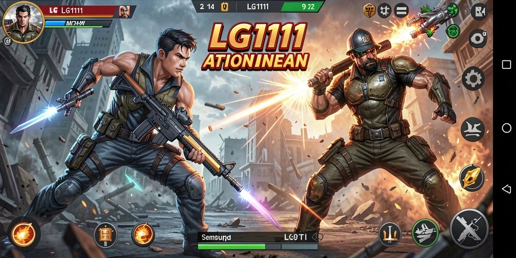 Tampilan gameplay LG111 yang mendebarkan dan penuh aksi.