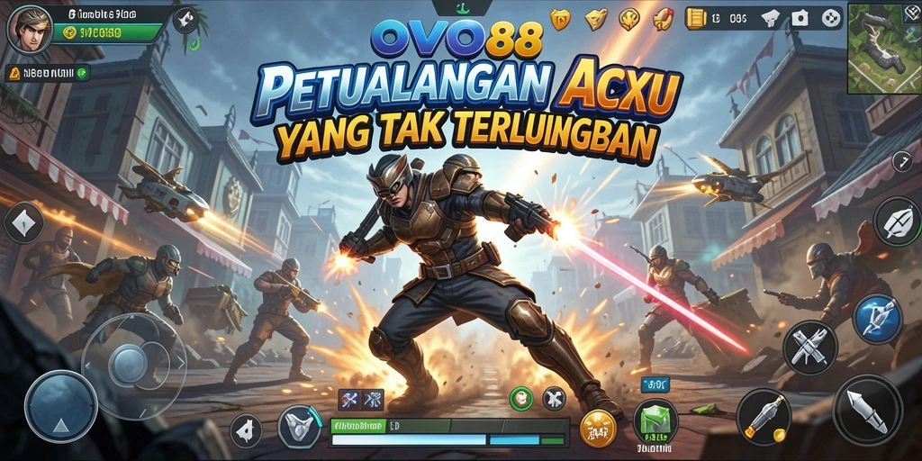 Tampilan gameplay OVO88 yang mendebarkan dan penuh aksi.
