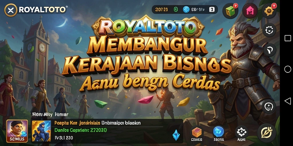 Gameplay menarik ROYALTOTO yang menunjukkan berbagai aktivitas bisnis.