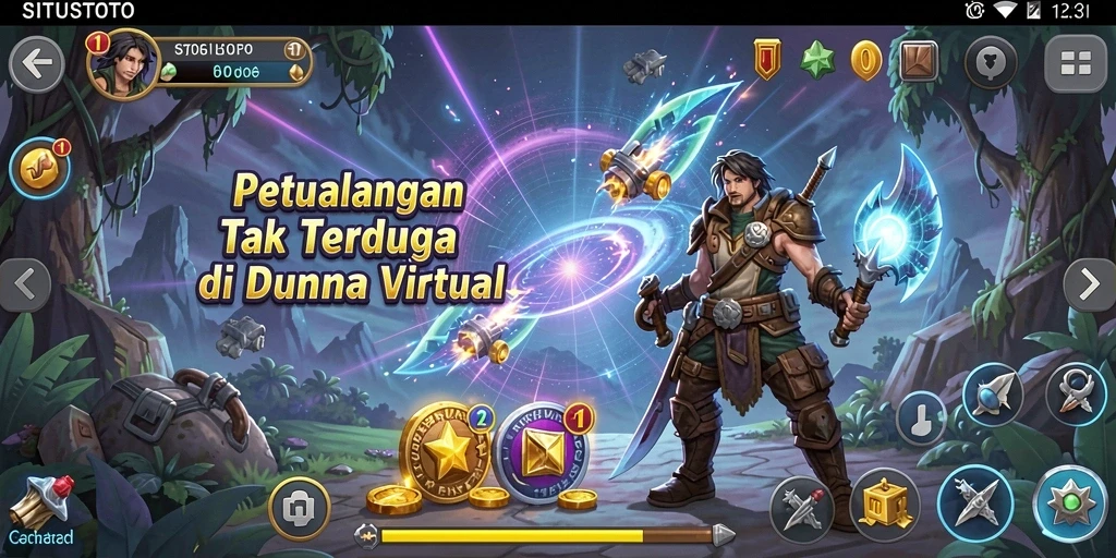 Screenshot gameplay SITUSTOTO menampilkan eksplorasi petualangan yang menarik.