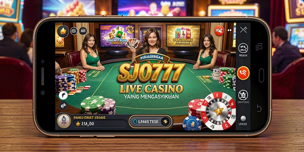 Tampilan gameplay SJO777 di Live Casino yang menakjubkan.