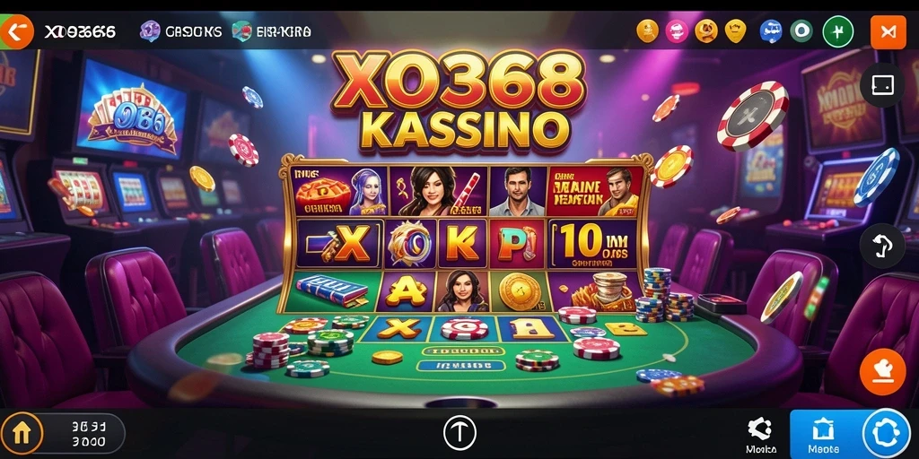 Tampilan gameplay menarik dari XO368 dengan banyak pilihan permainan Kasino.